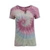 Burnout Tie Dye V-Neck Thumbnail