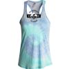 Burnout Tie Dye Racerback Tank Top Thumbnail