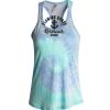 Burnout Tie Dye Racerback Tank Top Thumbnail